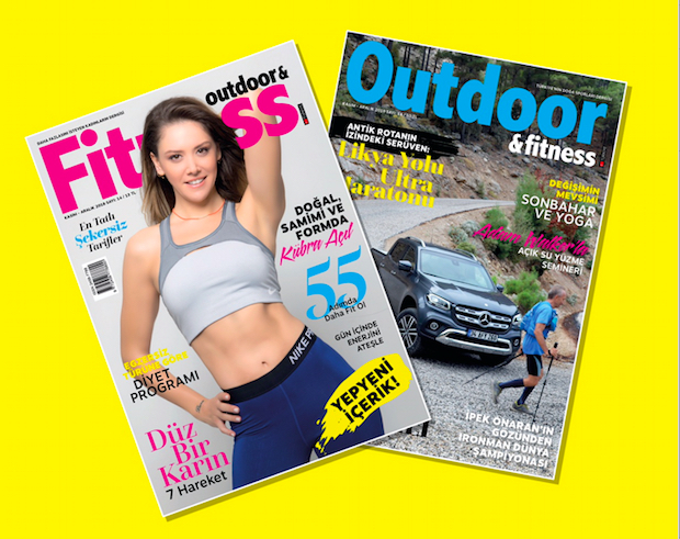 Outdoor&Fitness dergisi yenilendi ve 2 kapaklı oldu!