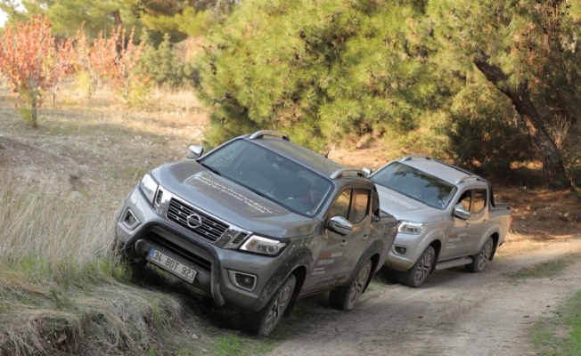 Nissan Navara İzmir'de şov yaptı