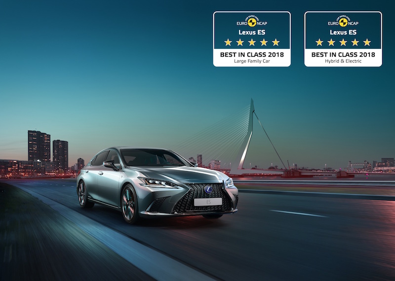 Lexus ES modeli güvenlikte iki ödül aldı