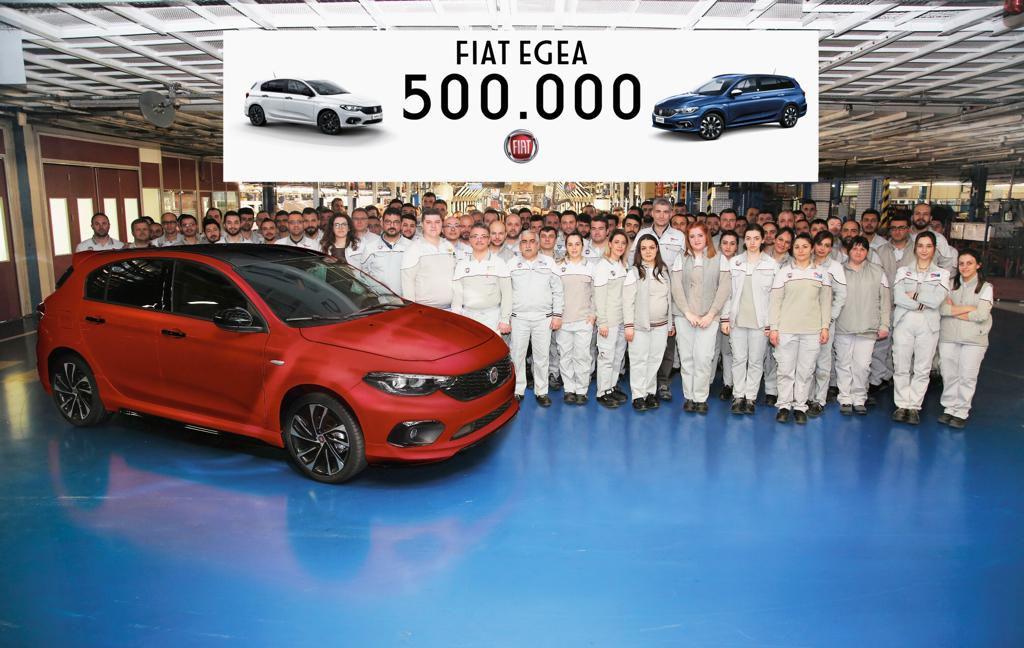 500 bininci Fiat Egea banttan indi