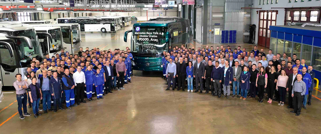 Mercedes-Benz Türk, 90.000’inci otobüsünü üretti