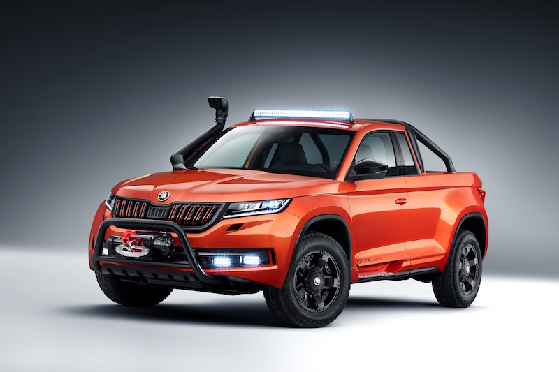 Skoda Kodiaq maceracı Pick-up konseptine dönüştü