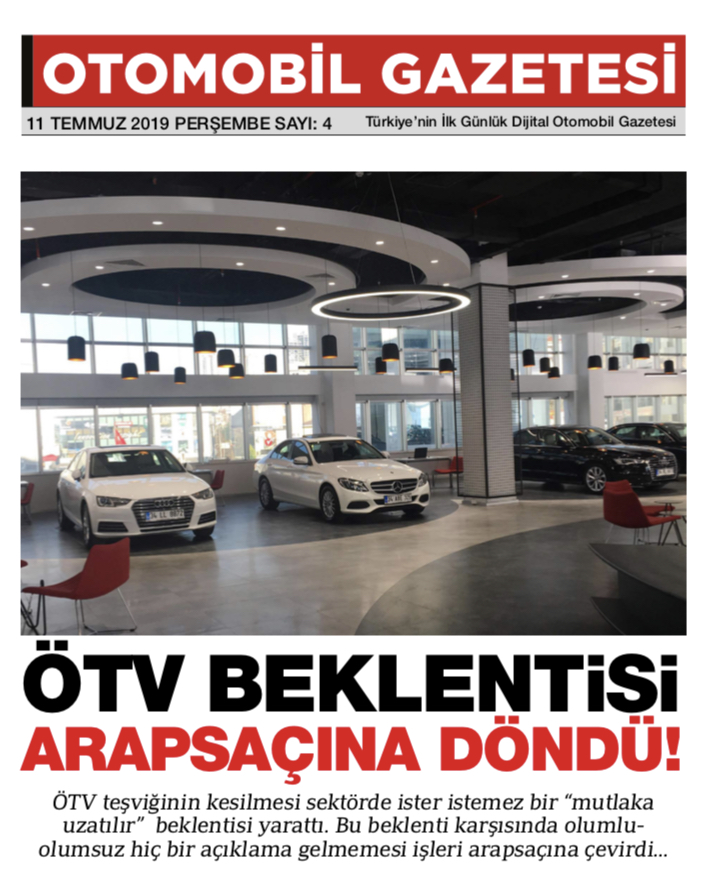 Günlük Dijital ‘Otomobil Gazetesi’ yeni sayısıyla Turkcell Dergilik’te