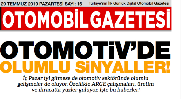 Otomotivdeki Olumlu Gelişmeler!..