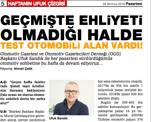 Ufuk Sandık'tan çarpıcı açıklamalar!