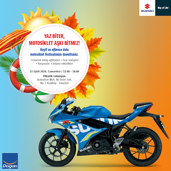 Suzuki, motosiklet tutkunlarıyla buluşuyor