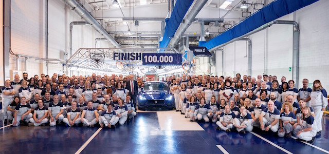 Maserati Ghibli 100 bininci üretimini taçlandırdı