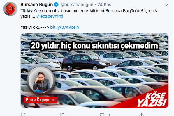 Emre Özpeynirci nereye yazmaya başladı?