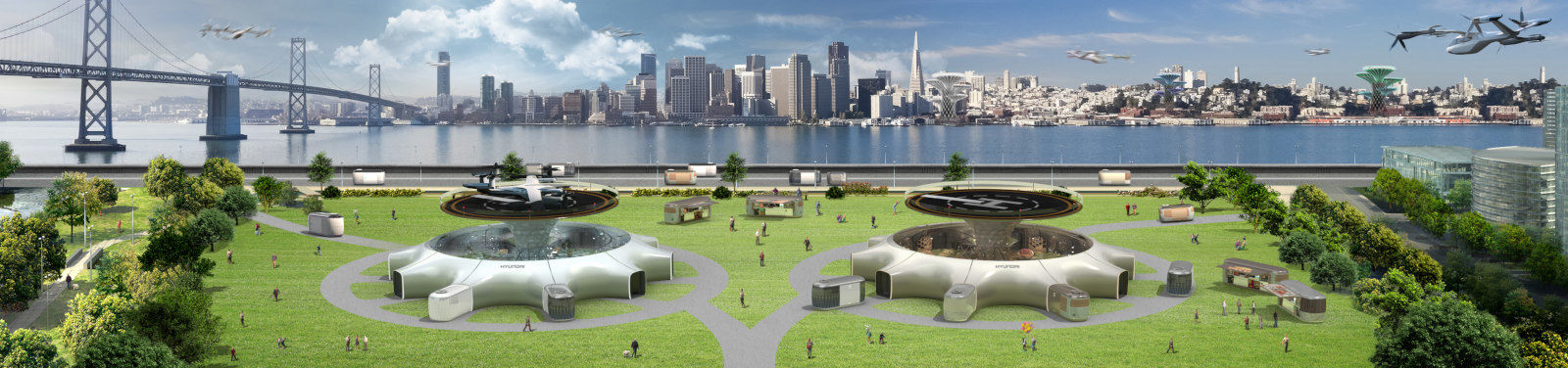 Hyundai CES’te Uçan Araçlarını Tanıttı.