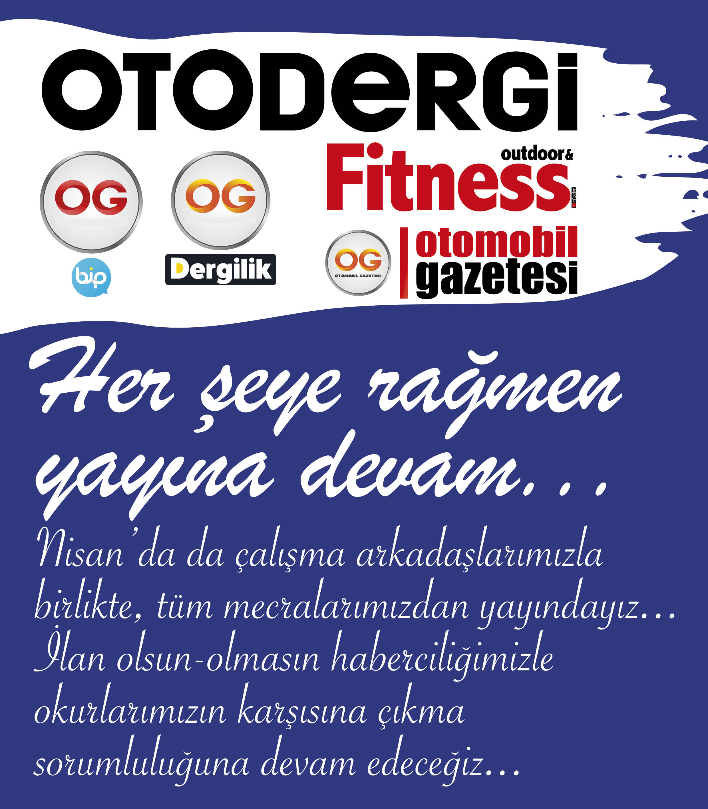 Yayınlarımızla ilgili AÇIKLAMA !