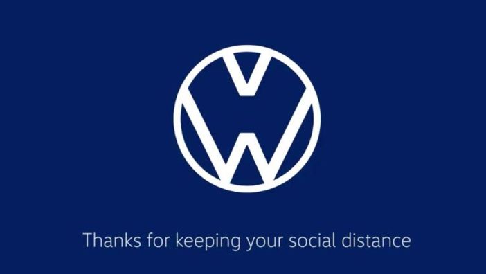 Otomobil üreticilerinden sosyal mesaj!'Logolar sosyal mesafeye uydu'