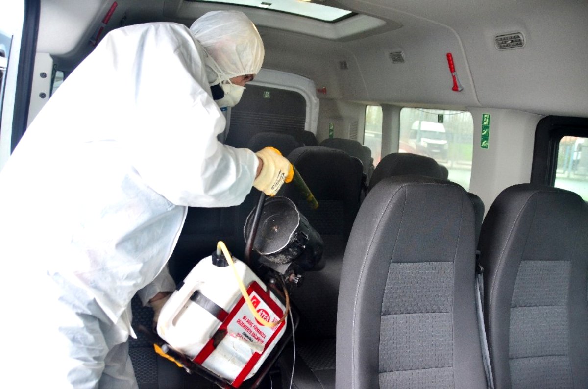 ARAÇ DEZENFEKSİYONUNA DİKKAT !