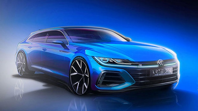 Makyajlı Arteon'dan ilk görseller