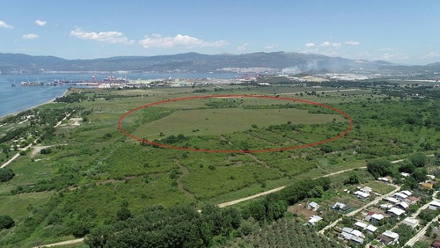 Yerli otomobil TOGG'un üretileceği fabrikanın alanı havadan görüntülendi