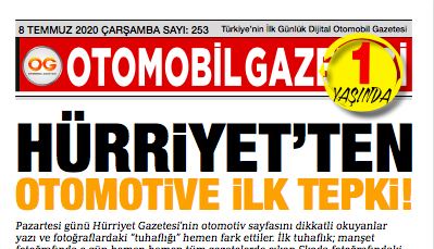 Günlük OTOMOBİL GAZETESİ ; Bir yaşında…