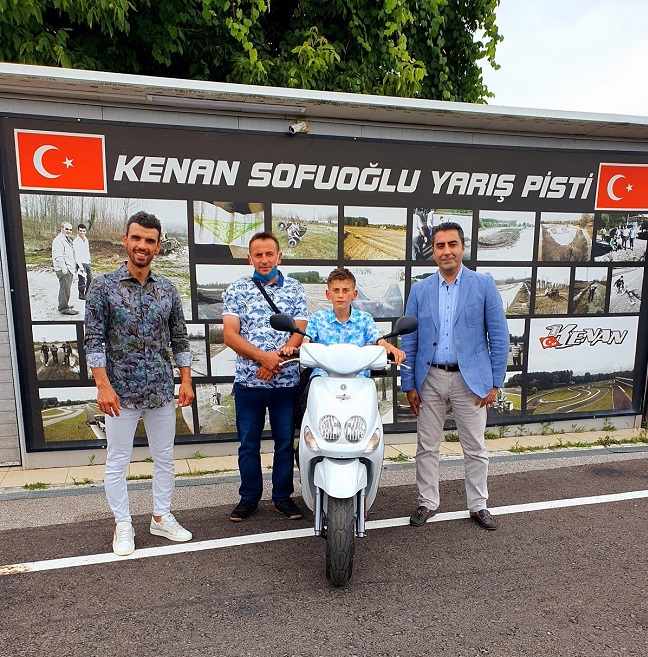 Kendi motosikletini yapan Ramazan Can'a Yamaha'dan büyük sürpriz!