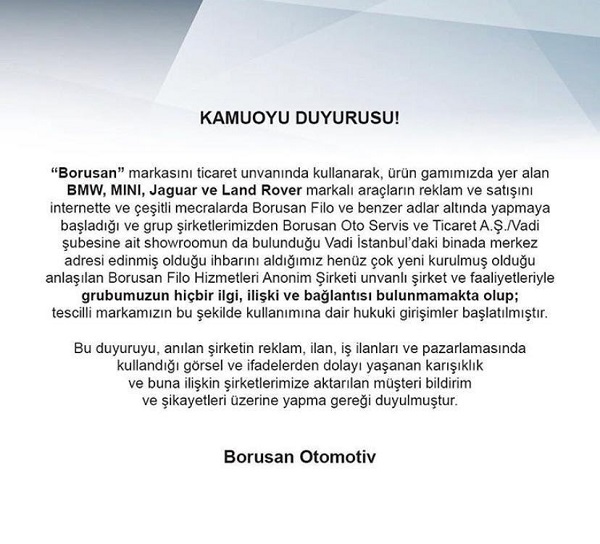 ‘Borusan’ markasıyla VURGUN!..