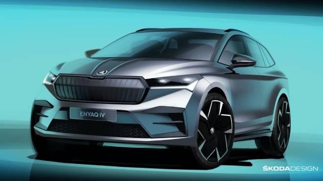 Skoda Enyaq'tan yeni görseller