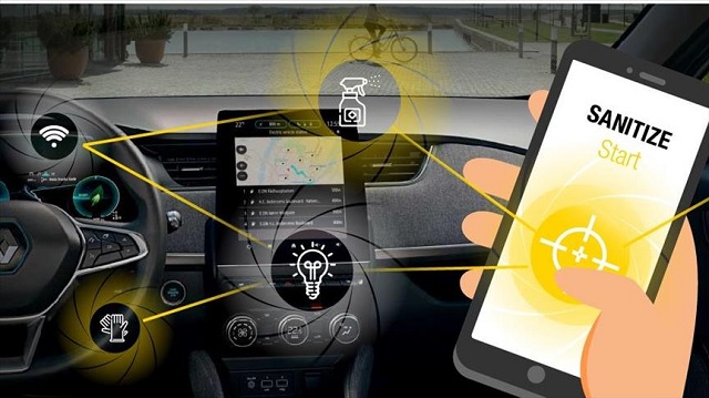 Renault daha hijyenik otomobiller için fikirler arıyor