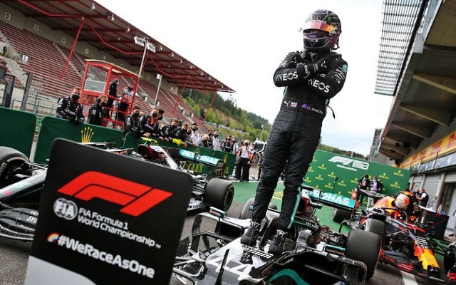 Belçika'da Hamilton zaferi