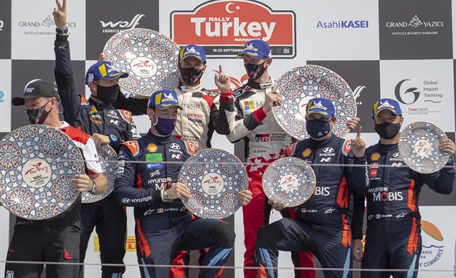 Türkiye Rallisi'nin galibi Elfyn Evans oldu