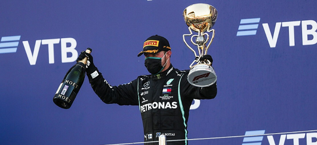 F1 Rusya GP'de kazanan Bottas oldu
