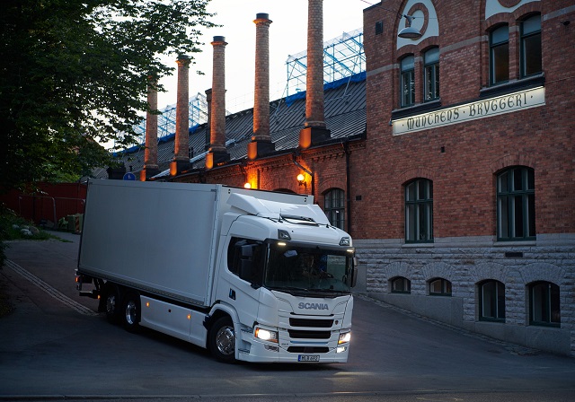 Elektrikli Scania yola çıkıyor