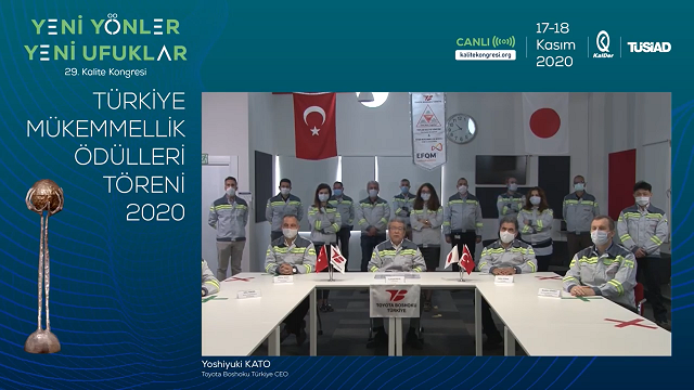 Türkiye Mükemmellik Ödülleri'nde Toyota'ya ödül