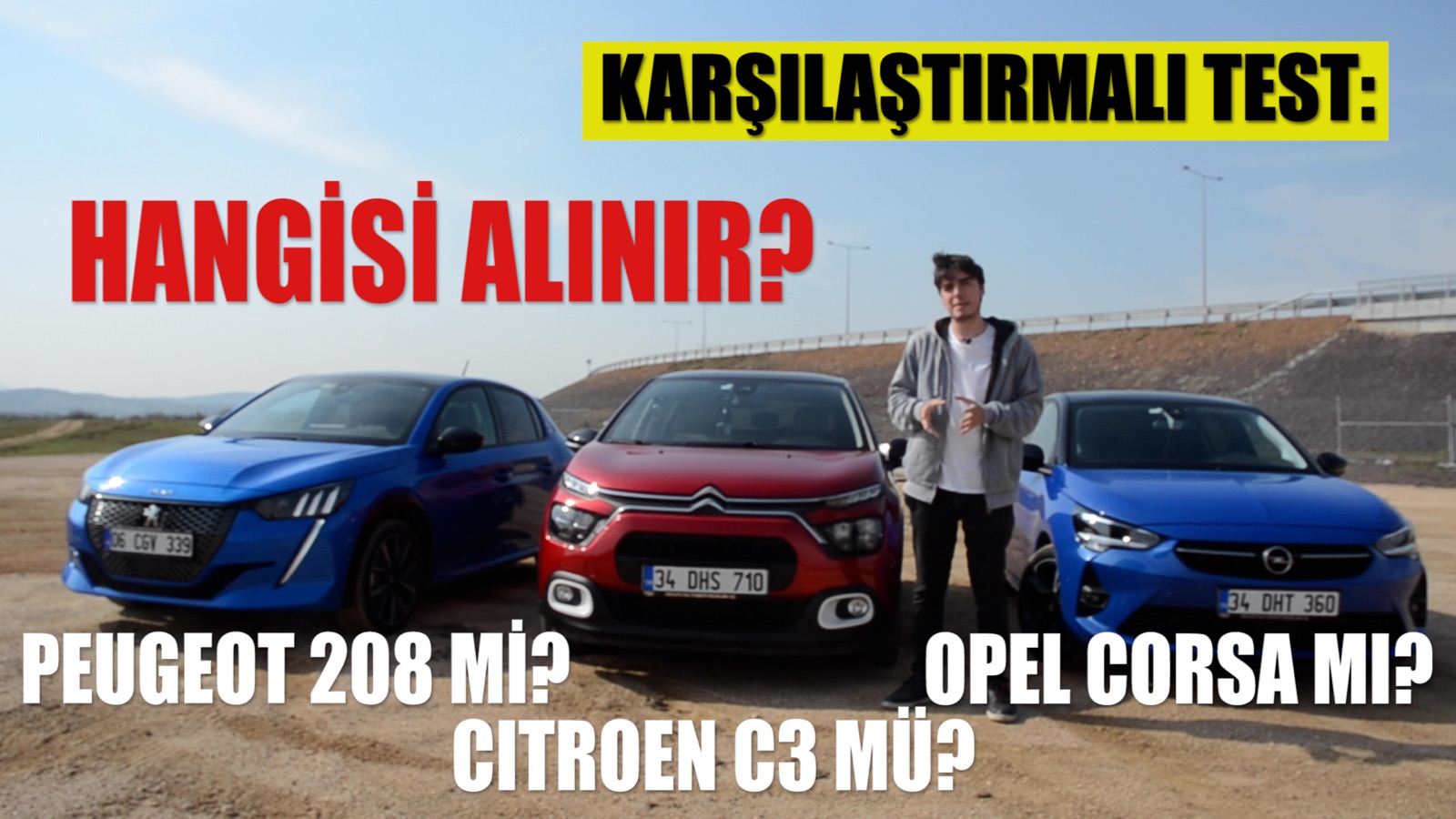 Peugeot 208, Opel Corsa ve Citroen C3 karşılaştırması! Segmentinin iddialı 3 otomobili test ettik