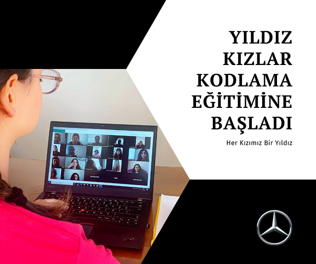 Mercedes-Benz’den Yıldız Kızlara çevrim içi eğitim