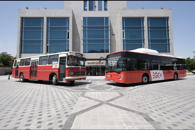 Mercedes-Benz otobüsü, COVID-19’a karşı koruyacak