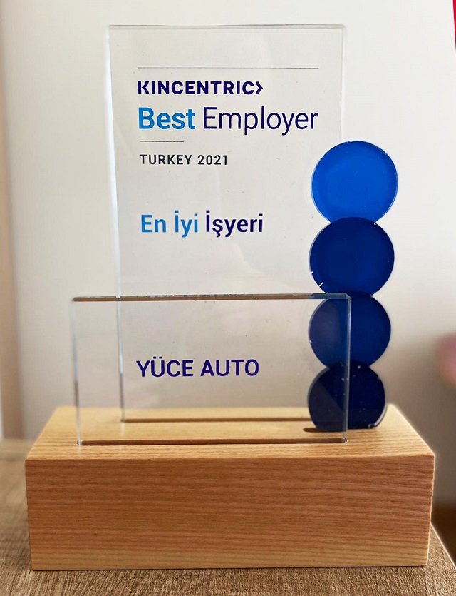 Yüce Auto “En İyi İş Yeri” unvanını aldı!