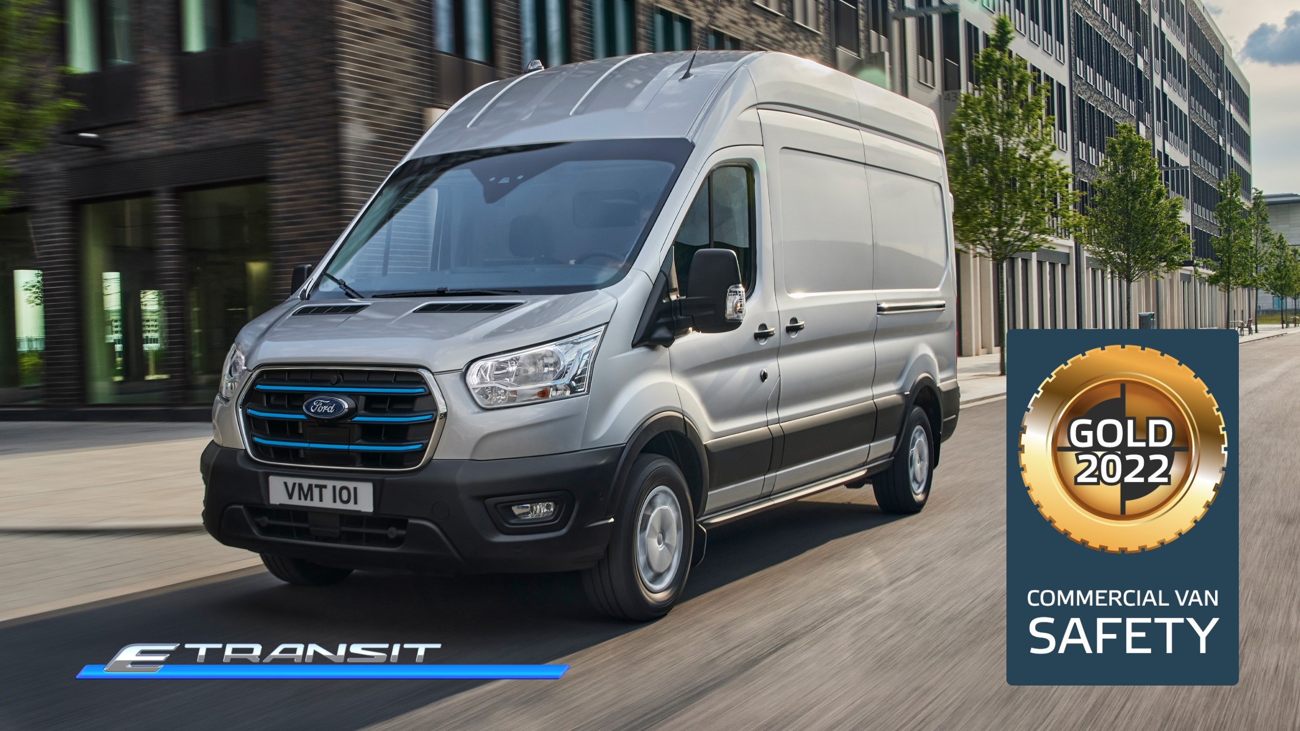 Ford Otosan tarafından Türkiye’de üretilen Ford E-Transit, Euro NCAP  notu:  ‘Altın’