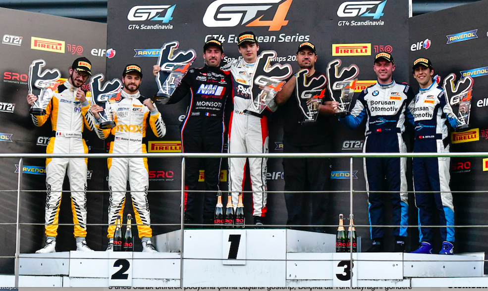 Borusan Otomotiv Motorsport, Spa-Francorchamps Pisti'nde Podyuma Çıktı