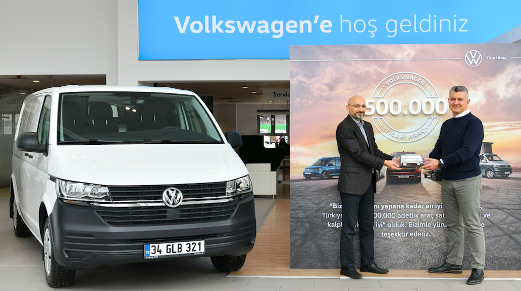 VW Ticari Araç Türkiye’den 500 bin kez teşekkür!