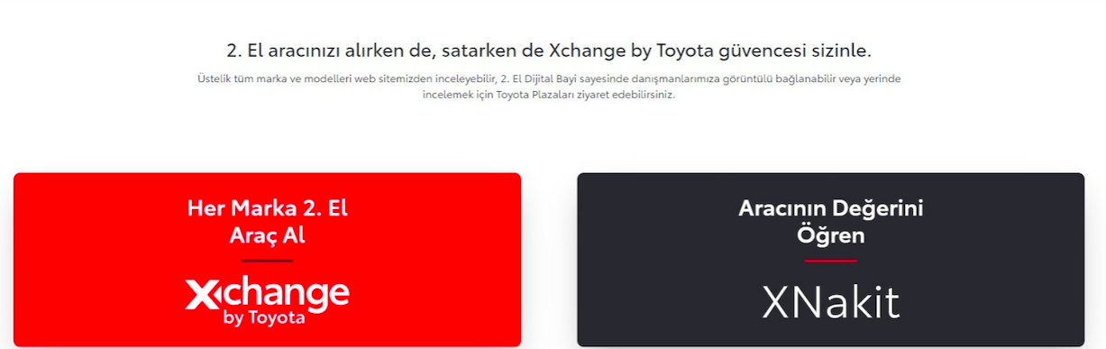 2. El'de Yeni Adres “toyota.com.tr” Oldu
