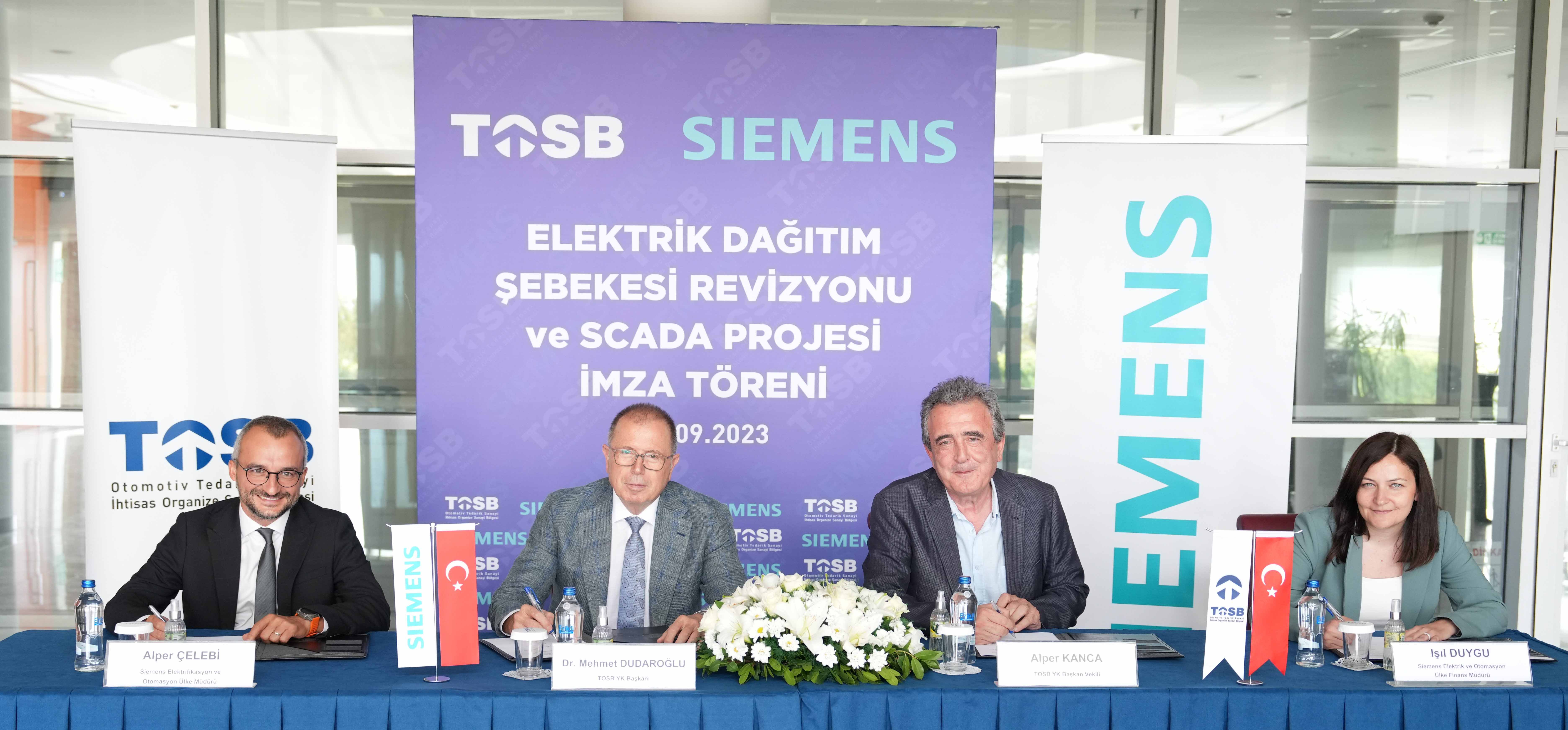 TOSB ve Siemens Türkiye’den  Dev İş Birliği!
