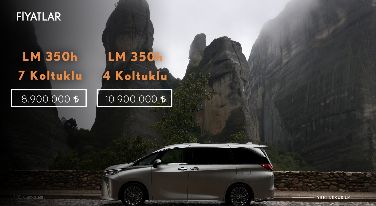 Lexus LM 8-10 milyondan satışa sunuldu!