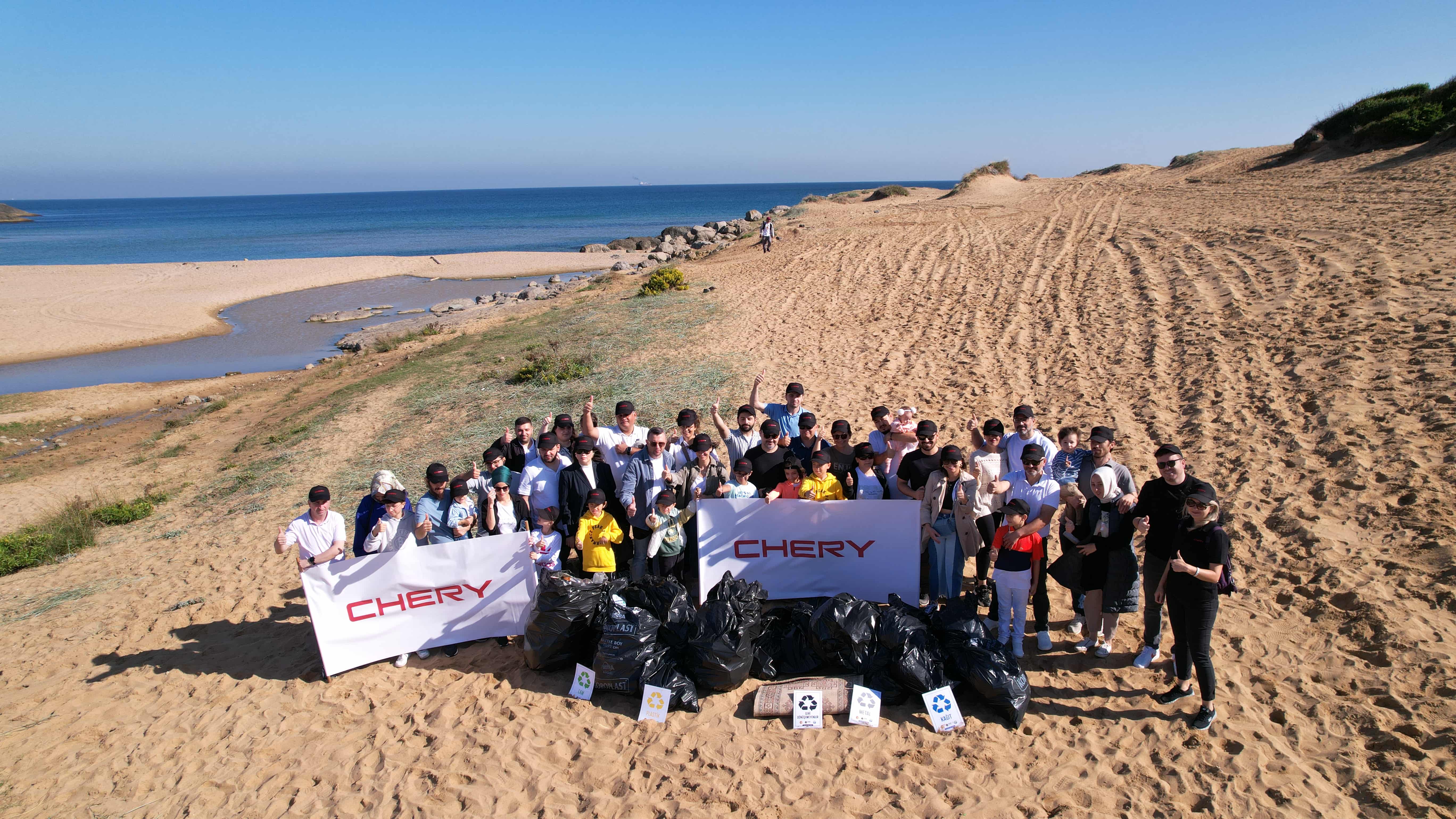 Chery Türkiye, TIGGO7 PRO Sahipleriyle 125 kg Çöp Topladı!