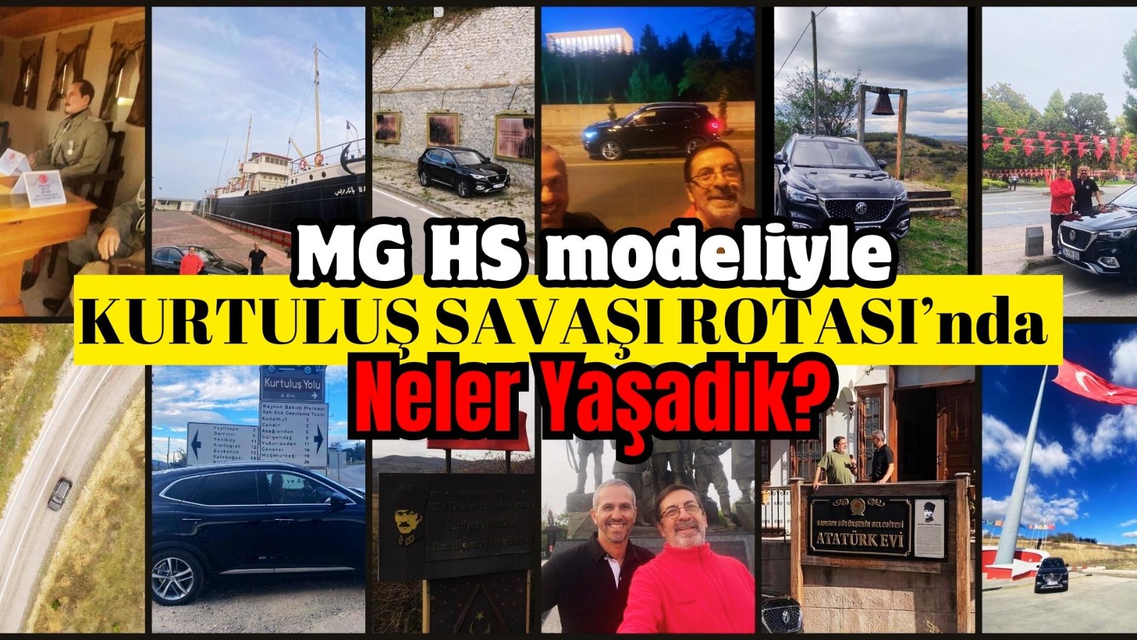 MG ile Kurtuluş Yolu Rotası’nda 100. yıl izleri…