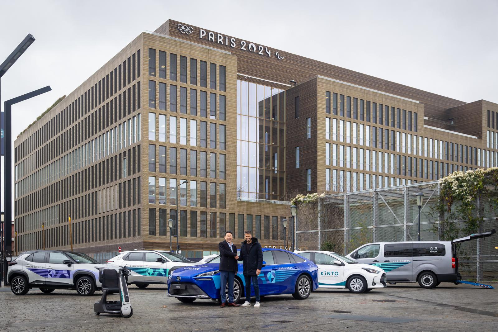 Toyota’nın Gelişmiş Mobilite Araçları Paris 2024 İçin Yerini Almaya Başladı