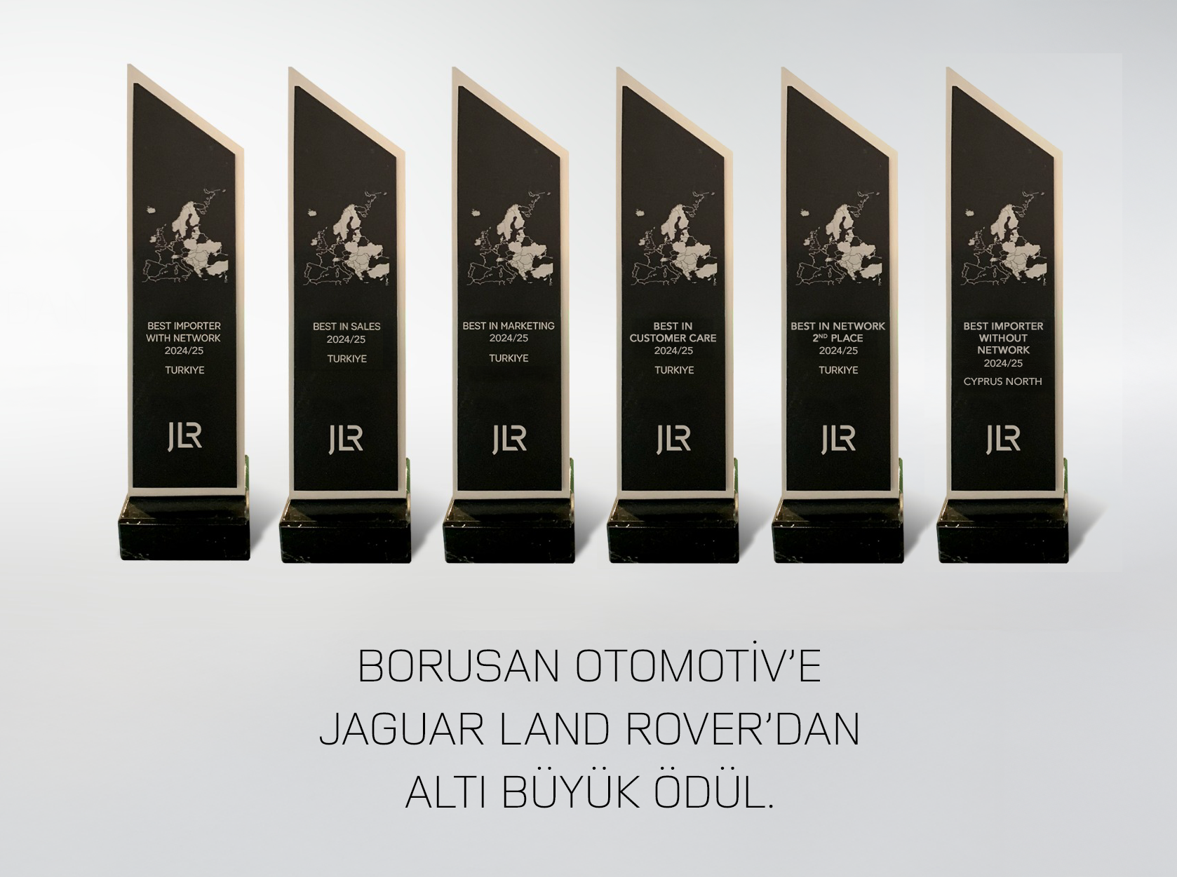 Jaguar Land Rover’dan Borusan Otomotiv Grubu’na  Altı Ödül